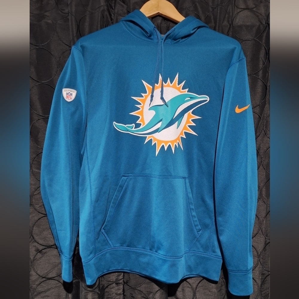 Nike Blue Miami Dolphins Hoodie